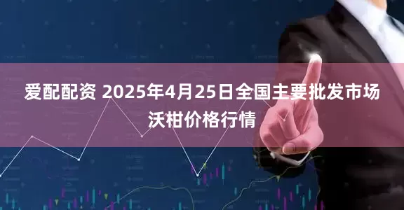 爱配配资 2025年4月25日全国主要批发市场沃柑价格行情